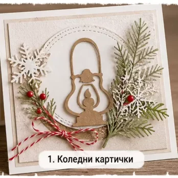 Коледен фенер коледа фенер бирен картон елемент украса декорация картичка огън свещ празник семейство къща ретро декупаж