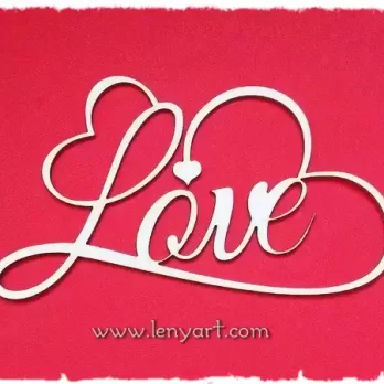 орнамент love любов бирен картон сватба подарък картичка албум украса мъж жена елементи декорация сърце