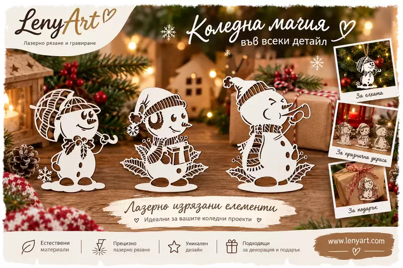Снежковци бирен картон 3бр.